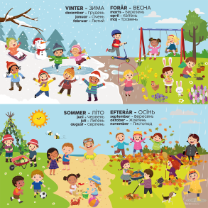 rstiderne - med ukrainske ord