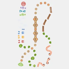 Motorikbane 1 - gulvfolie