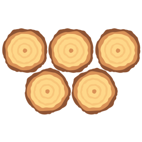 Store trstubbe til motorikbane