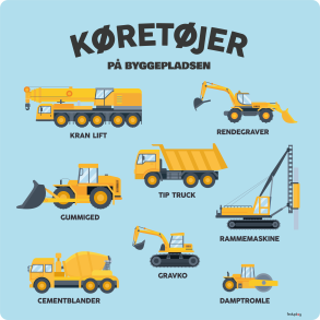 Kretjer p byggepladsen