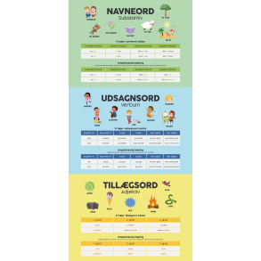 Navne-, udsagns- og tillgsord