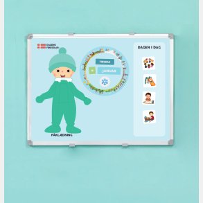 Dagen i dag inkl. magneter - 60x45 cm