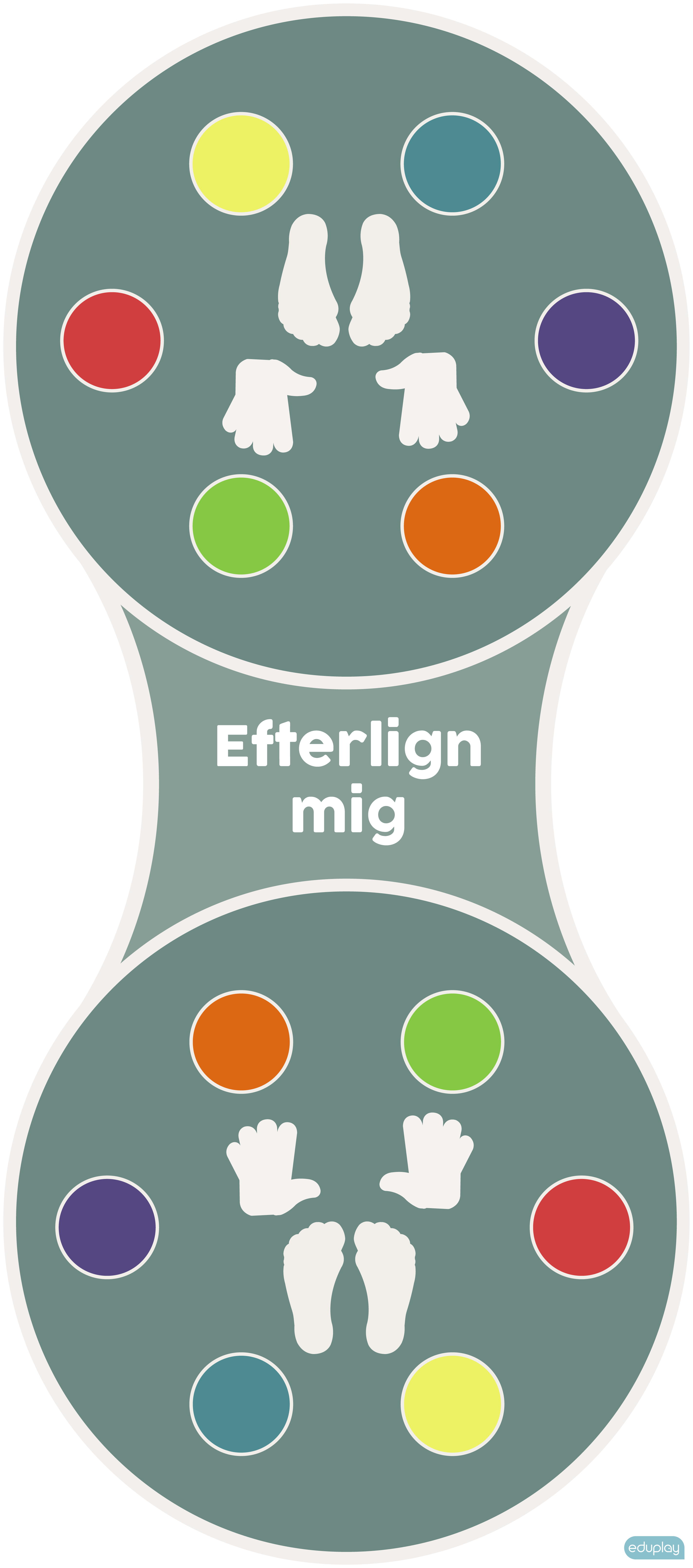 Efterlign mig - gulvfolie