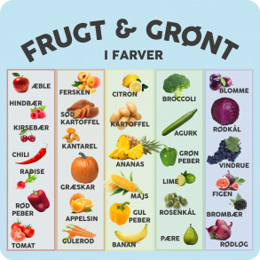 Frugt og grnt (i farver)
