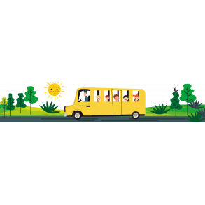 Hjulene p bussen - vinduesfolie