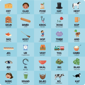 Rim og remser (bl) - ukrainsk - dansk