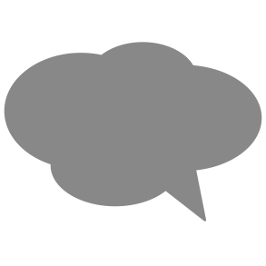 Taleboble sky spejlfigur