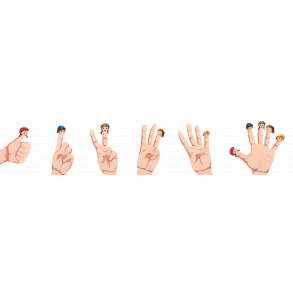 Tommefinger - vinduesfolie