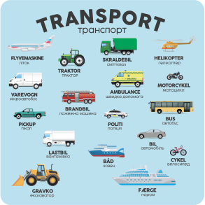 Transport - P ukrainsk og dansk