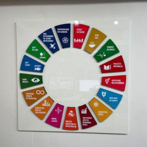 FNs verdensml - akrylplade 150x150 cm