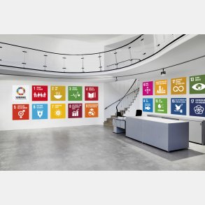 Verdensmlene - individuelle stykker - st af 18 stk - gulv- eller vgfolie