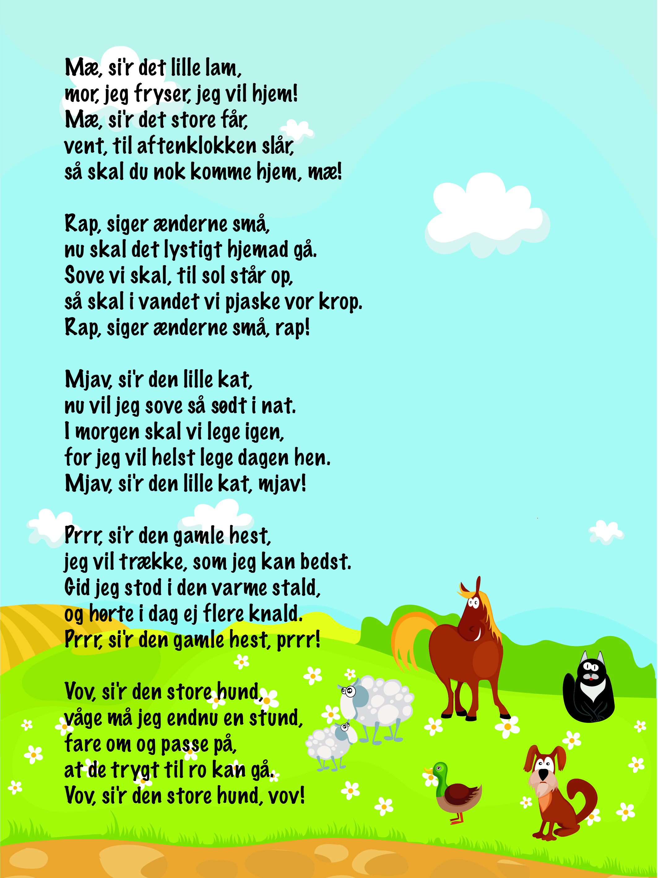 Mæh Siger Det Lille Lam
